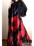 Nauja SF šilko suknelė su aguonomis